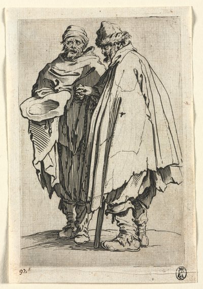 The Beggars: The Blind Man and His Companion, c. 1623 by Jacques Callot