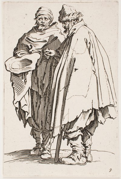 The Blind Man and His Companion, No. 9 from the Series The Beggars by Jacques Callot