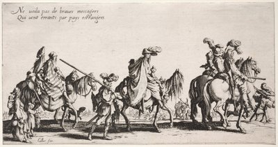 The Bohemians: The Vanguard, c. 1621-1625 by Jacques Callot
