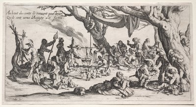 The Bohemians: The Stopping Place: The Feast of the Bohemians by Jacques Callot