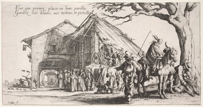 The Bohemians: The Stopping Place: The Fortune Teller by Jacques Callot