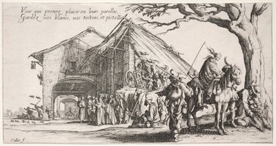 The Bohemians: The Stopping Place: The Fortune Teller by Jacques Callot