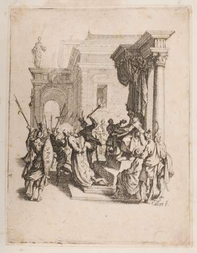 The Condemnation, no. 5 of 11 from La Petite Passion by Jacques Callot