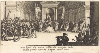 The Condemnation to Death by Jacques Callot