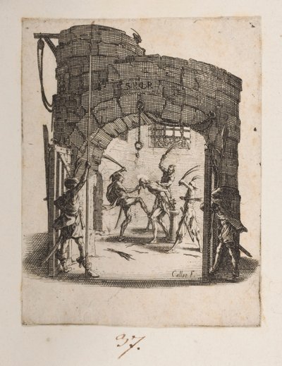 The Coronation of Pines, no. 8 of 11 from The Little Passion by Jacques Callot