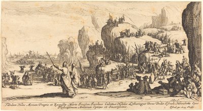 The Crossing of the Red Sea by Jacques Callot