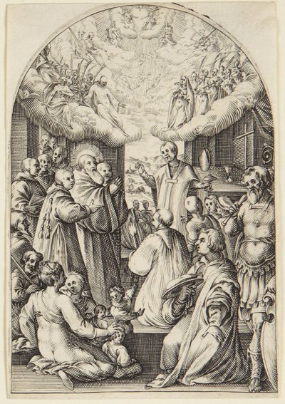 The Death of St. Benoit by Jacques Callot
