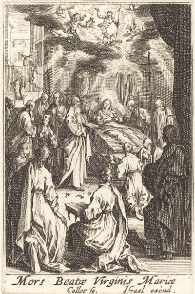 The Death of the Virgin, in or after 1630 by Jacques Callot