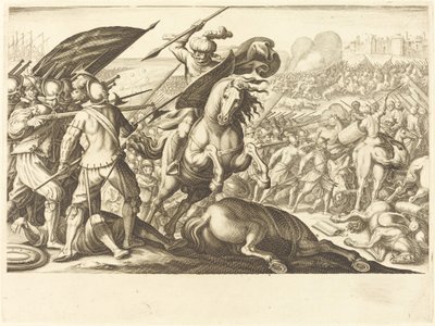 The Defeat of the Turkish Cavalry, c. 1614 by Jacques Callot