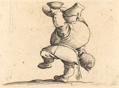 The Drinker, Back View by Jacques Callot