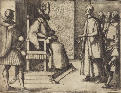 The Envoy of Tuscany thanking the Queen by Jacques Callot