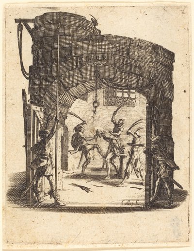 The Flagellation by Jacques Callot