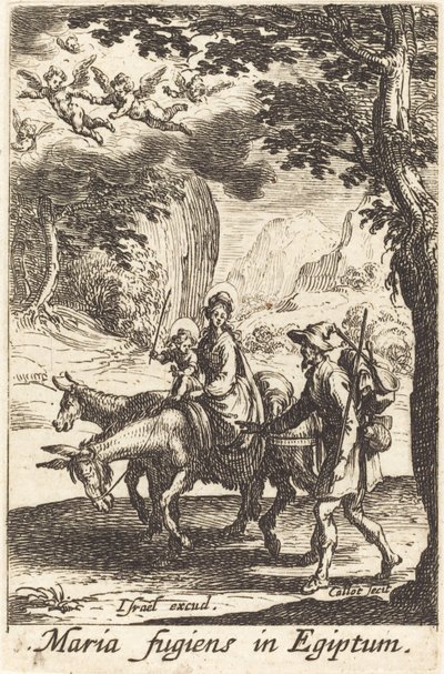The Flight into Egypt by Jacques Callot