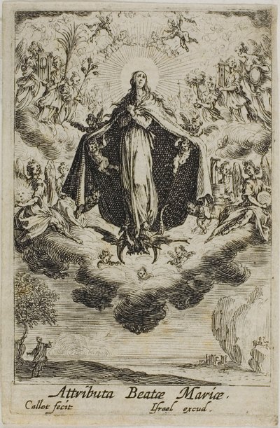 The Glorification of the Virgin, from The Life of the Virgin by Jacques Callot