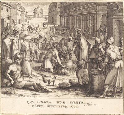 The Grain Weighers by Jacques Callot