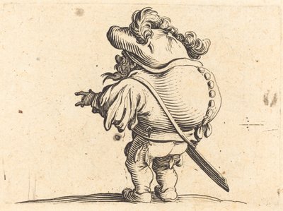 The Hunchback with the Feathered Cap by Jacques Callot