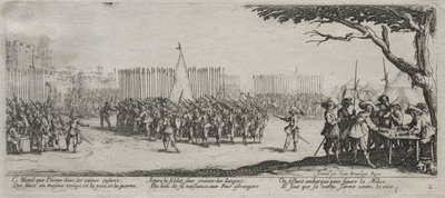 The Large Miseries of War: Enrollment of the Troops by Jacques Callot