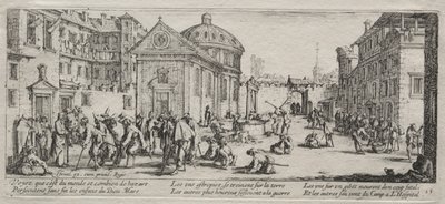 The Large Miseries of War: The Hospital, 1633 by Jacques Callot
