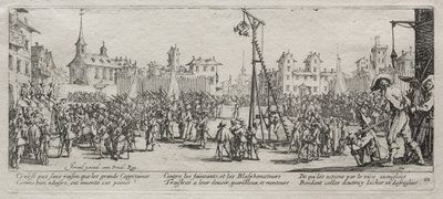 The Large Miseries of War: The Strappado by Jacques Callot