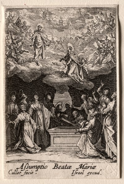 The Life of the Virgin: The Assumption of the Virgin by Jacques Callot