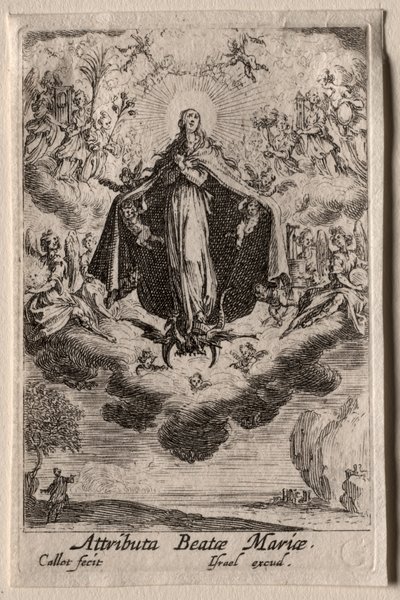The Attributes of the Virgin by Jacques Callot