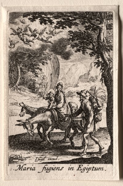 The Life of the Virgin: The Flight into Egypt by Jacques Callot