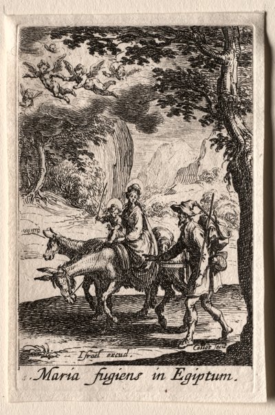 The Life of the Virgin: The Flight into Egypt by Jacques Callot