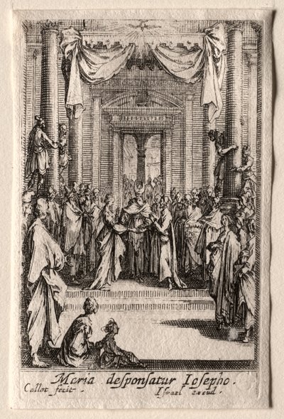 The Marriage of the Virgin by Jacques Callot