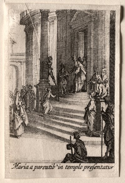 The Presentation of the Virgin in the Temple by Jacques Callot