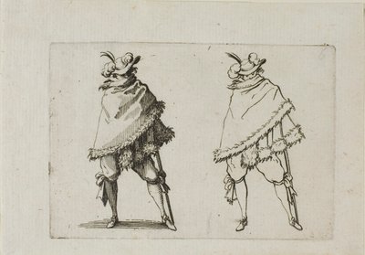 The Man Wrapped in his Coat, from The Caprices by Jacques Callot