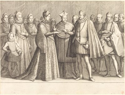 The Marriage of Ferdinando and Christine of Lorraine by Jacques Callot
