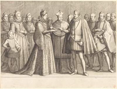 The Marriage of Ferdinando and Christine of Lorraine by Jacques Callot