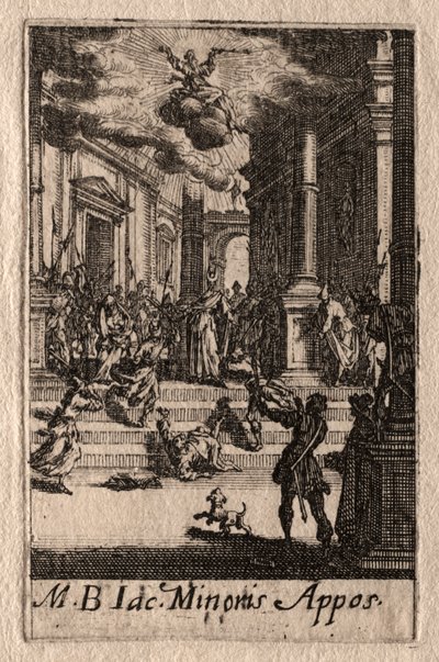 The Martyrdom of the Apostles: St. James the Less by Jacques Callot
