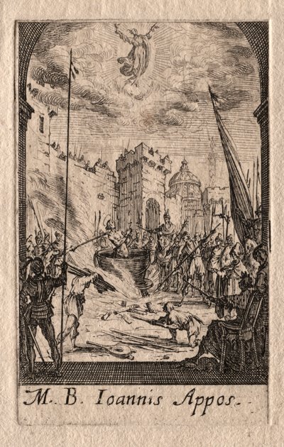 The Martyrdom of the Apostles: St. John the Evangelist by Jacques Callot