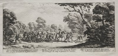 The Miseries of War: Arrest of Malefactors, 1633 by Jacques Callot