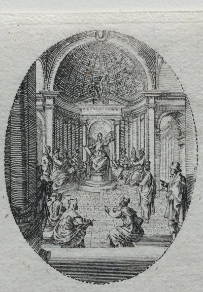 Christ Disputing with the Doctors by Jacques Callot