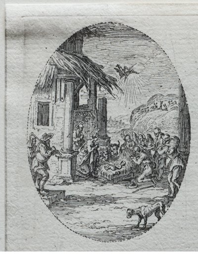 The Mysteries of the Passion: The Adoration of the Shepherds by Jacques Callot