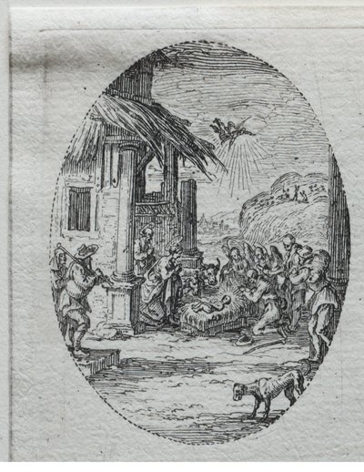 The Mysteries of the Passion: The Adoration of the Shepherds by Jacques Callot