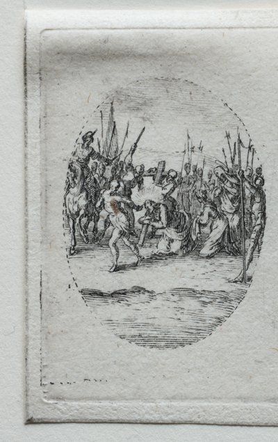 The Mysteries of the Passion: The Carrying of the Cross by Jacques Callot
