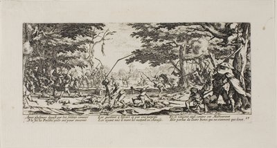 The Peasants Avenge Themselves, plate seventeen from The Miseries of War by Jacques Callot