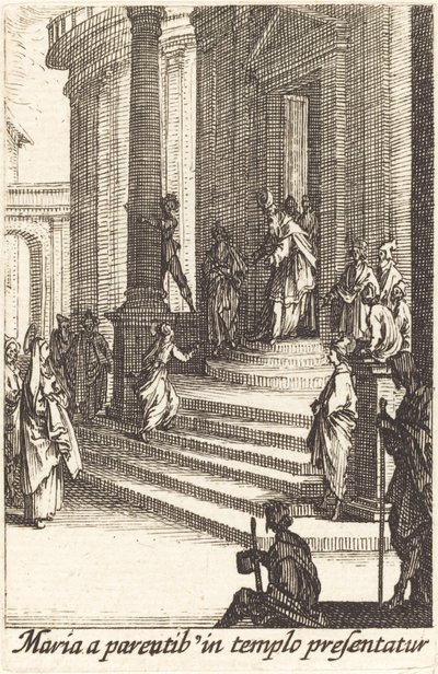 The Presentation of the Virgin by Jacques Callot