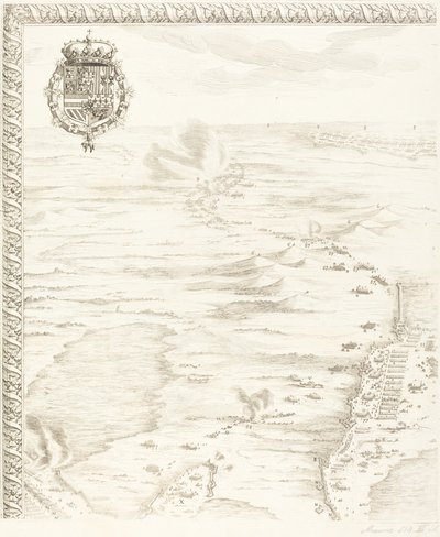 The Siege of Breda [plate 1 of 6] by Jacques Callot