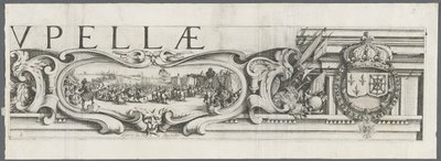 The Siege of La Rochelle: Plate 3, 1628-1630 by Jacques Callot