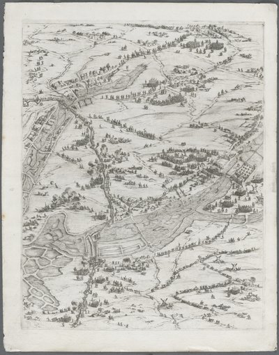 The Siege of La Rochelle: Plate 7 by Jacques Callot