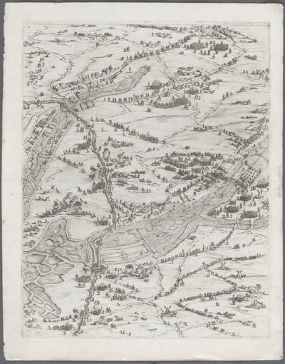 The Siege of La Rochelle: Plate 7 by Jacques Callot