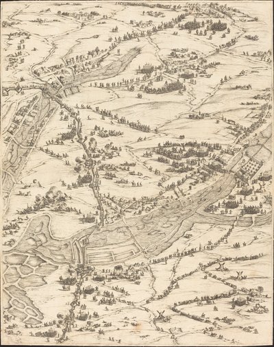 The Siege of La Rochelle [plate 7 of 16, set comprises 1952.8.97-112], 1628-1631 by Jacques Callot
