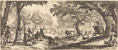The Stag Hunt by Jacques Callot