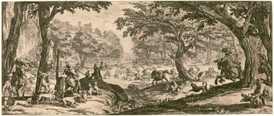 The Stag Hunt by Jacques Callot