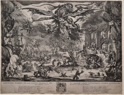 The Temptation of Saint Anthony, Second Version, 1635 by Jacques Callot