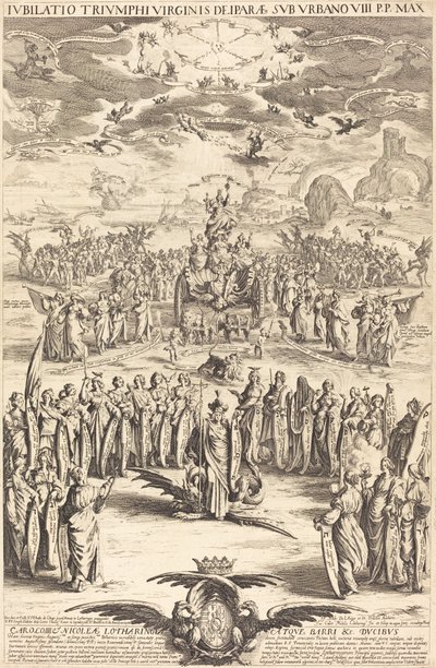 The Triumph of the Virgin by Jacques Callot